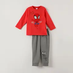 MARVEL - Conjunto Pijama Niño Spidey Super Pose Rojo