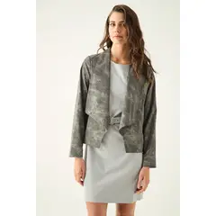 ASH - Tapado Abierto Gris Marengo Mujer