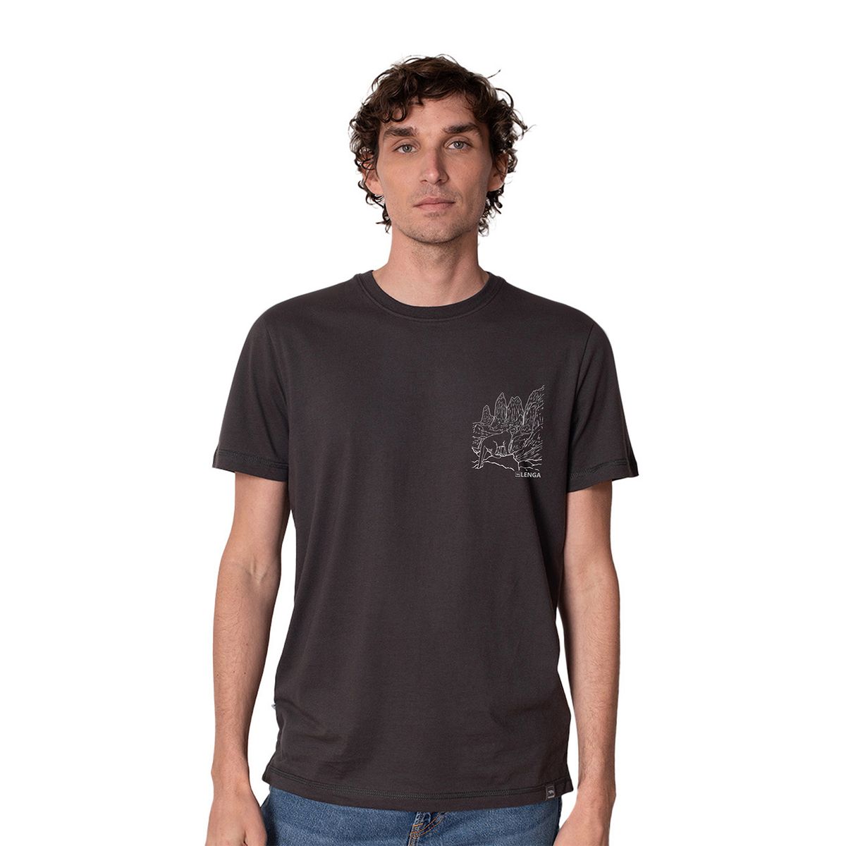LENGA - Polera Hombre Uv+pro Algodón Orgánico Puma Las Torres Lenga®