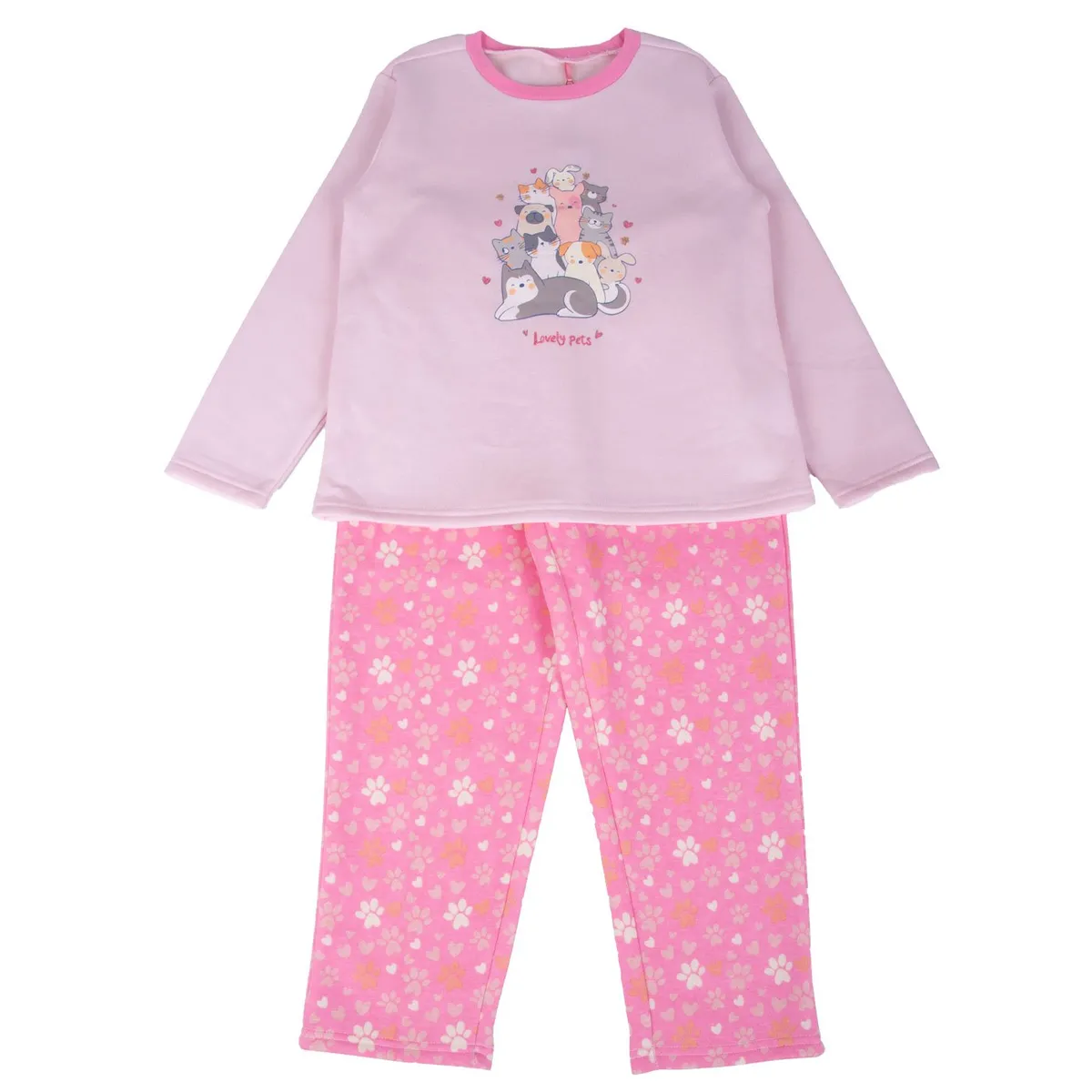 PILLIN - Pijama Niña Pillin - Fucsia