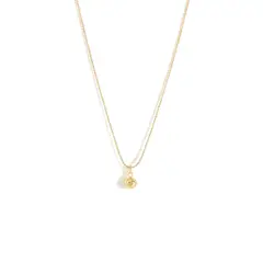 AMPHORA - Collar con colgante milan dorado