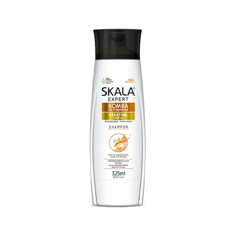 SKALA - Shampoo Sin Sal Bomba Vitaminas Keratina Vegetal 325ml Skala - Blanco