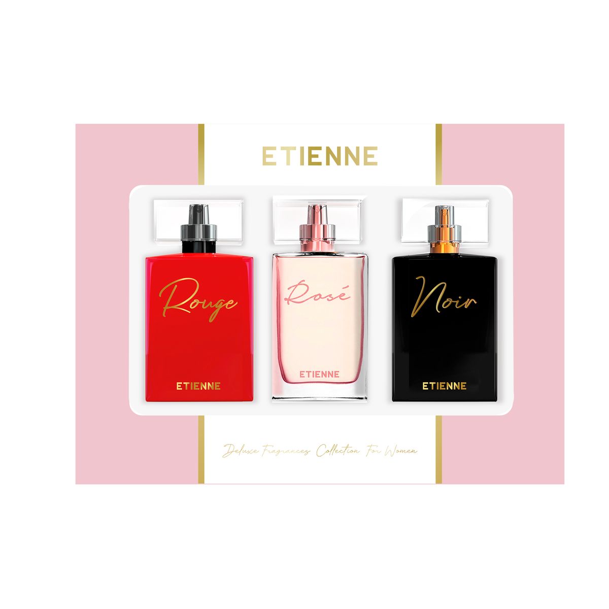 ETIENNE - Set Deluxe Collection 30Ml X 3 (Rouge + Rose + Noir)