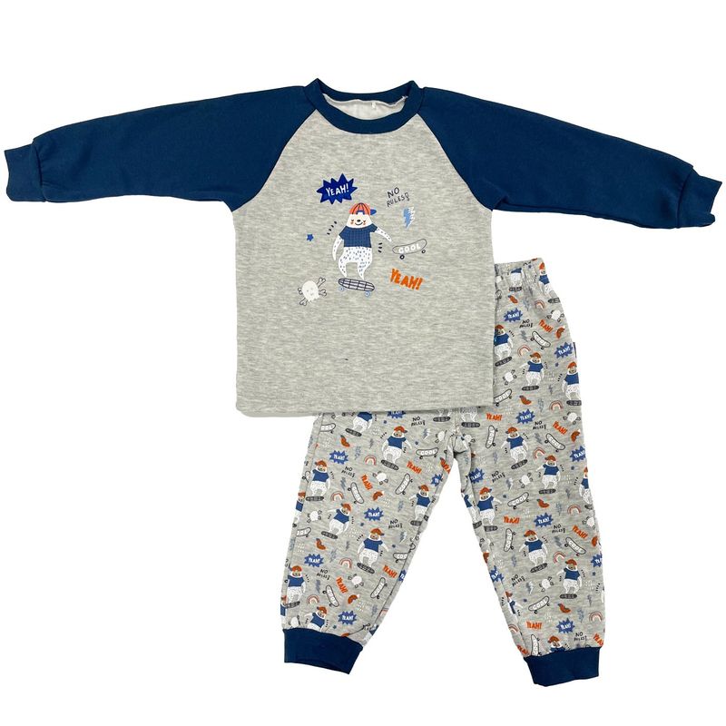 PILLIN - Pijama Niño Pillin - Gris
