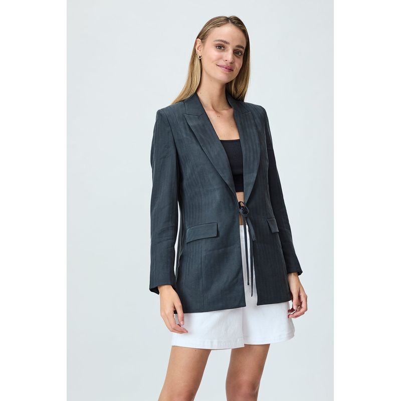 IO - Blazer Liso Negro iO