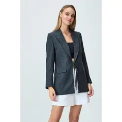 IO - Blazer Liso Negro