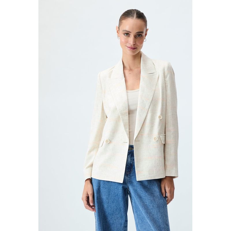 IO - Blazer Liso Beige iO