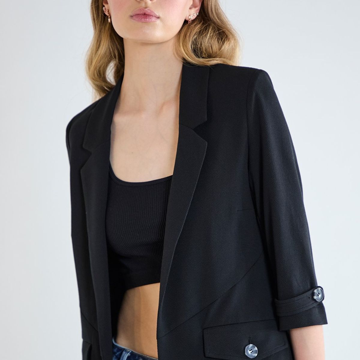 IO - Blazer Negro Mujer Io