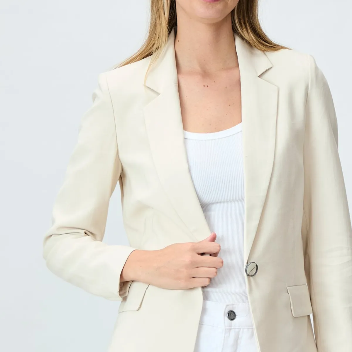 IO - Blazer Beige Mujer Io