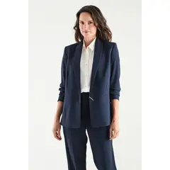MA GRIFFE - Blazer Azul Marino Mujer Magriffe