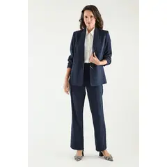 MA GRIFFE - Blazer Azul Marino Mujer Magriffe