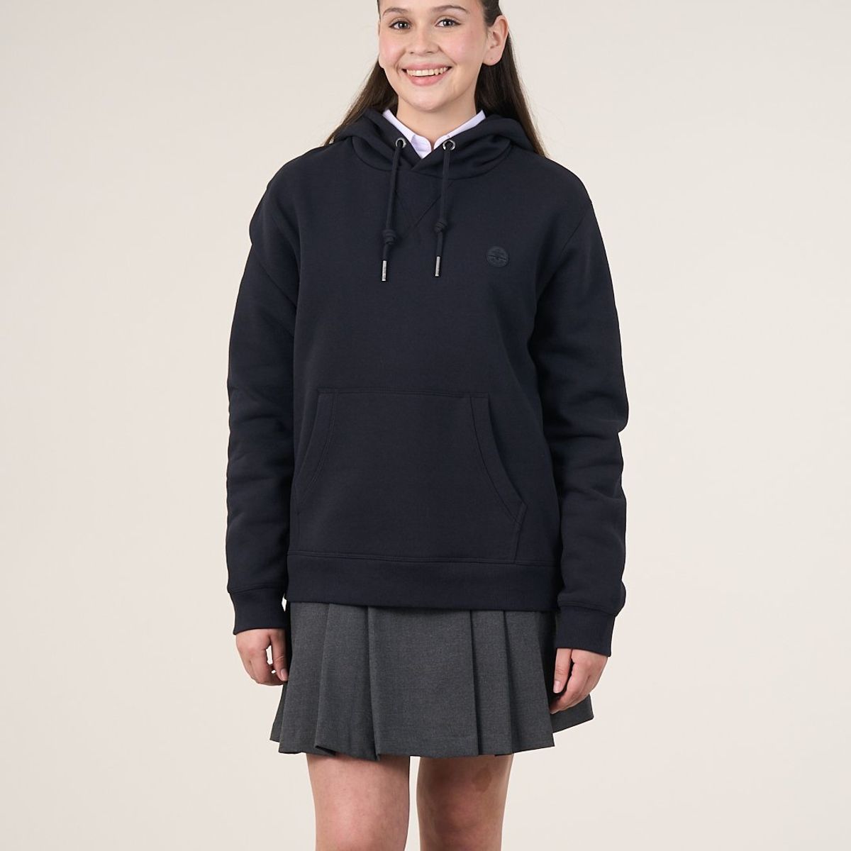 POLEMIC - Poleron escolar niña Canguro sin cierre 12 a XL Polemic