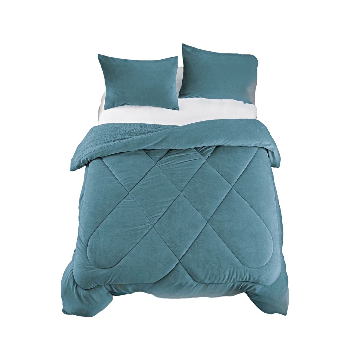 GENERICO - COBERTOR PLUSH CON CHIPORRO INVIERNO KING A1