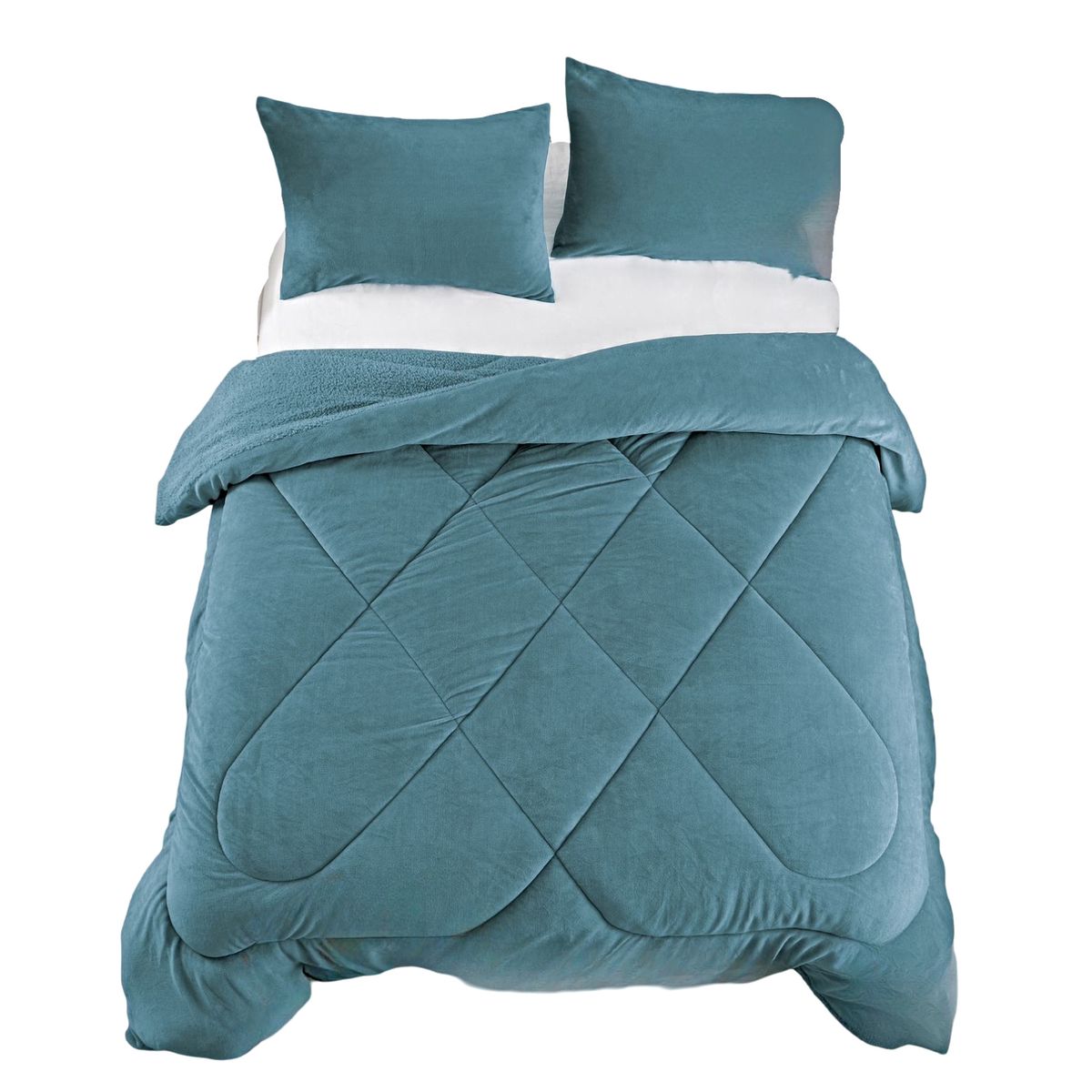 GENERICO - COBERTOR PLUSH CON CHIPORRO INVIERNO KING A1