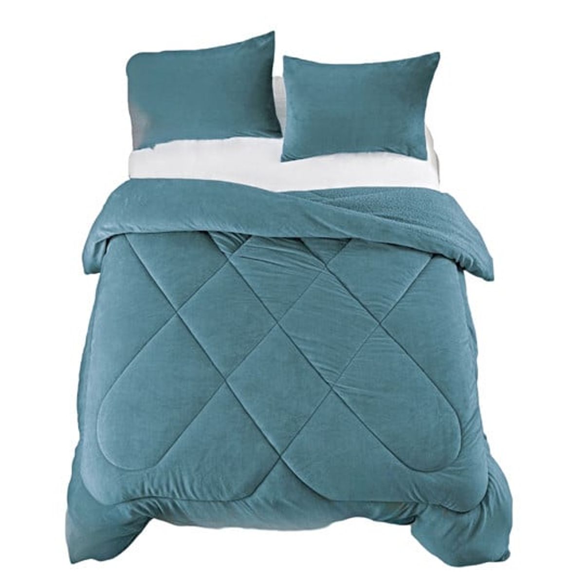 GENERICO - COBERTOR PLUSH CON CHIPORRO INVIERNO KING A1