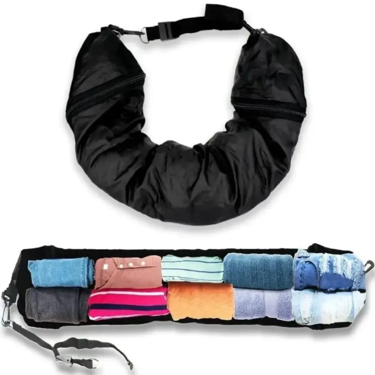 MUNDO MAGIA - Almohada Cuello Rellenable Para Viajes