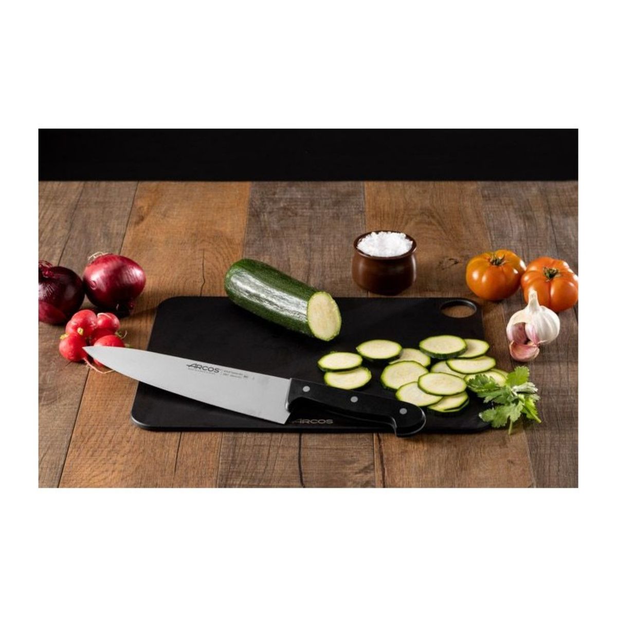 ARCOS - Cuchillo Medio Golpe 25cm Universal Acero Inoxidable Arcos
