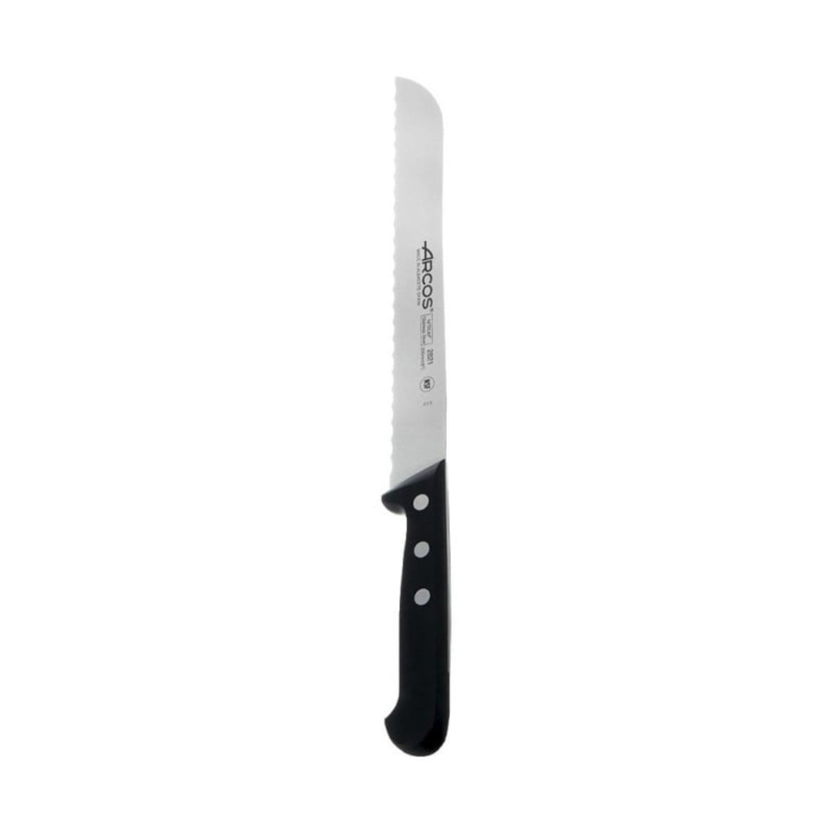 ARCOS - Cuchillo Sierra 20cm Universal Acero Inoxidable Negro Arcos