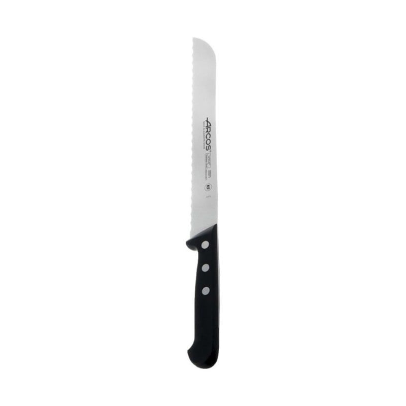 ARCOS - Cuchillo Sierra 20cm Universal Acero Inoxidable Negro Arcos