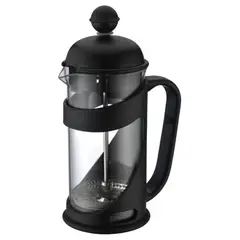 LUGANO - Cafetera Francesa Vidrio Borosilicato 600ml Negro