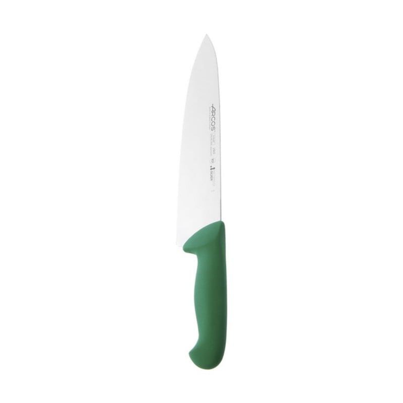 ARCOS - Cuchillo Medio Golpe Verde 25cm Acero Inoxidable Arcos