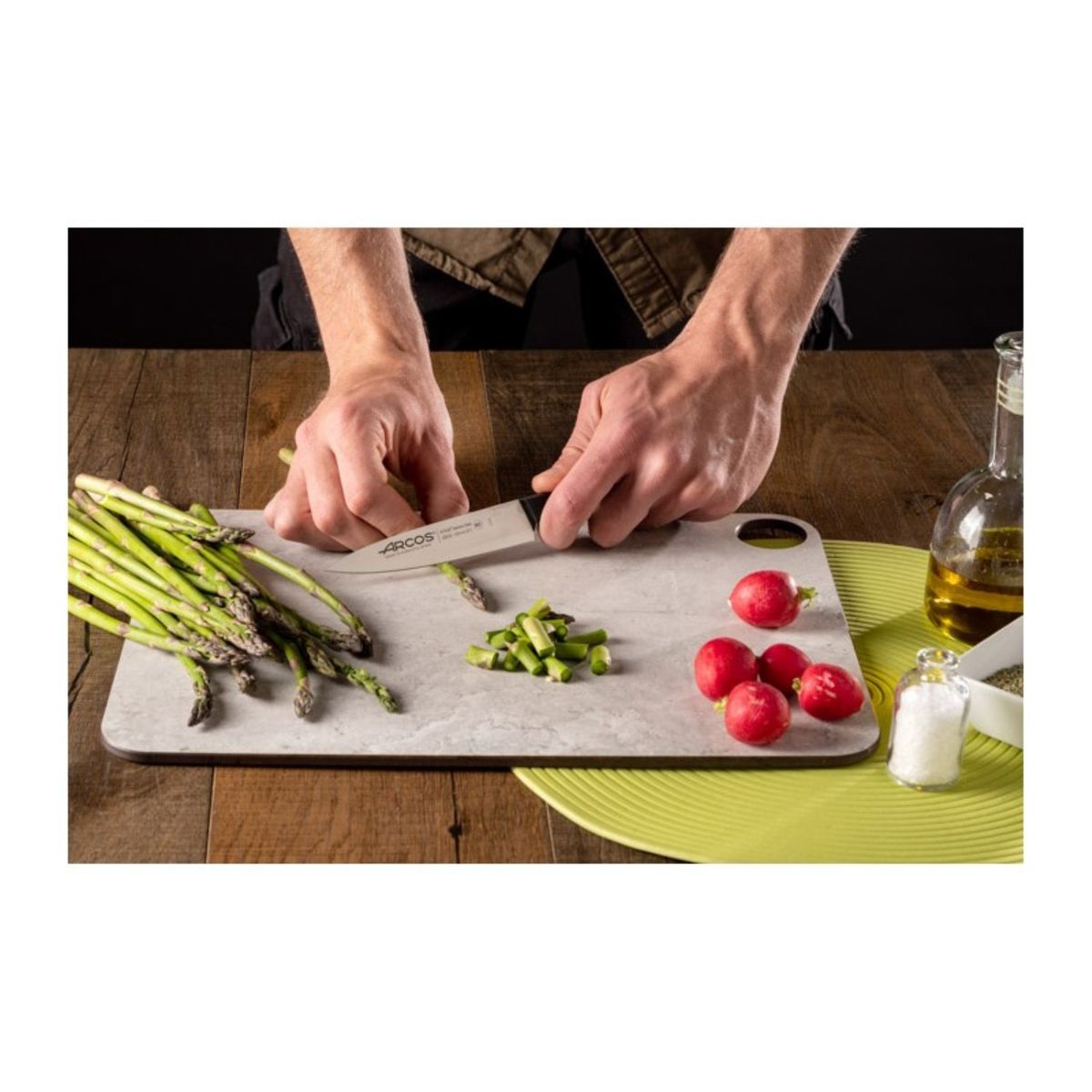 ARCOS - Cuchillo Vegetales 12,5cm Universal Acero Inoxidable Arcos
