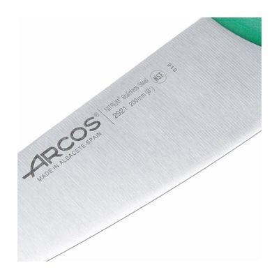 Imagen 2 del producto Cuchillo Medio Golpe Verde 20cm Acero Inoxidable