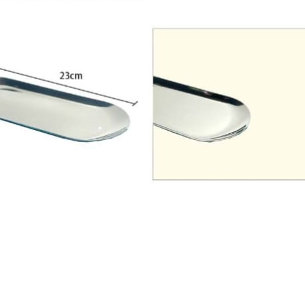 GENERICO - Plato Acero Inoxidable 23Cm