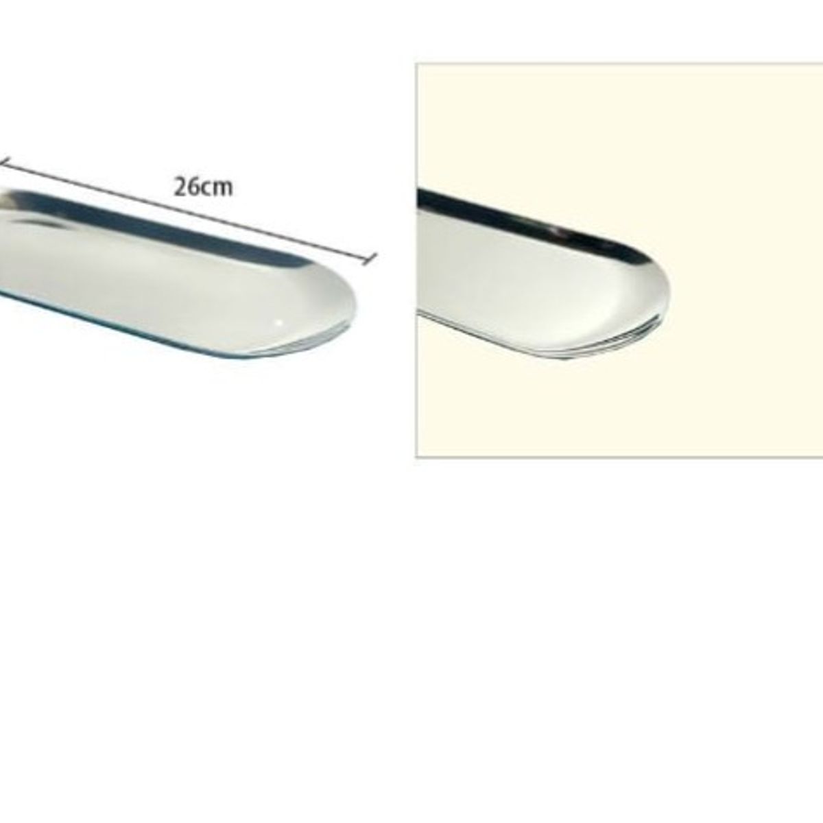 GENERICO - Plato Acero Inoxidable 26Cm