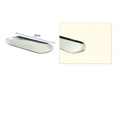 GENERICO - Plato Acero Inoxidable 26Cm