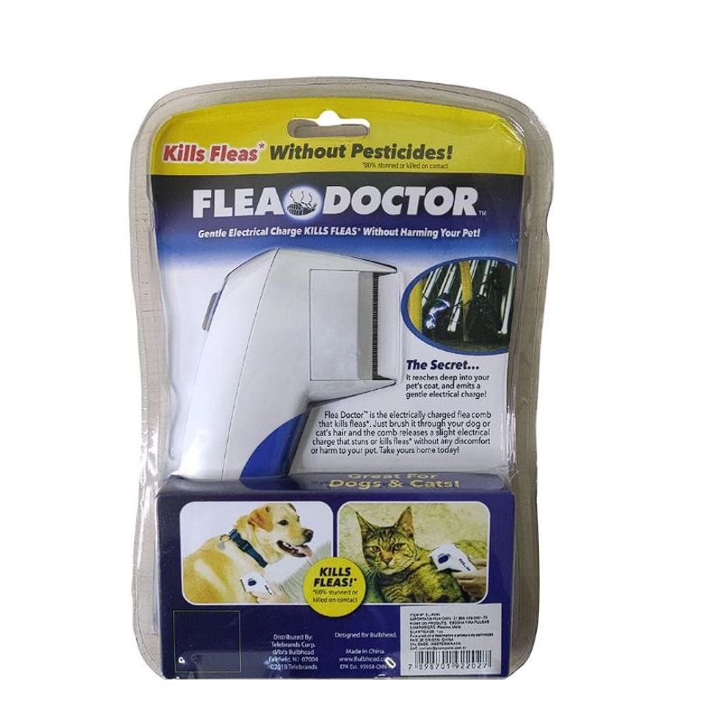 GENERICO - Peine Electrico Anti-pulgas para perros gatos