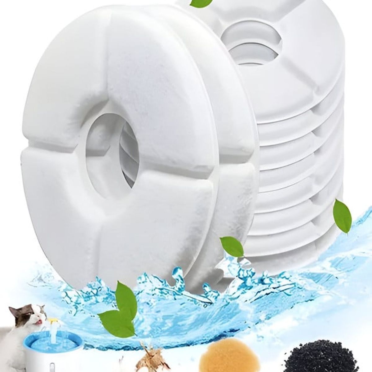 GENERICO - Filtros Bebedero Fuente De Agua Eléctrico mascota