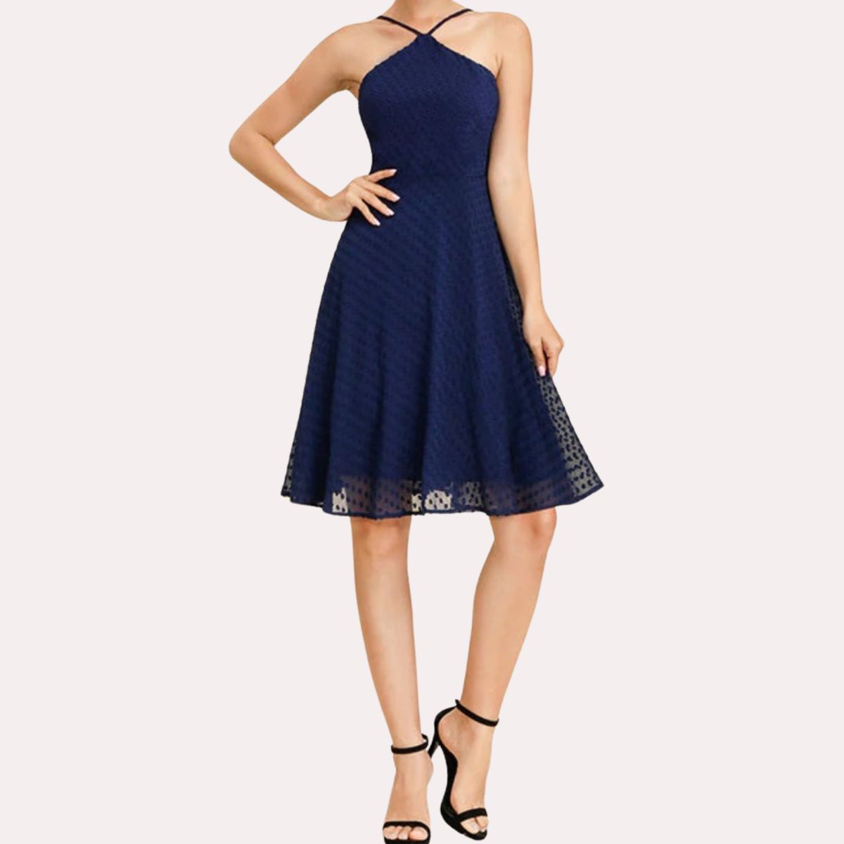 ARRAKASTA - Vestido de gasa texturada talla S