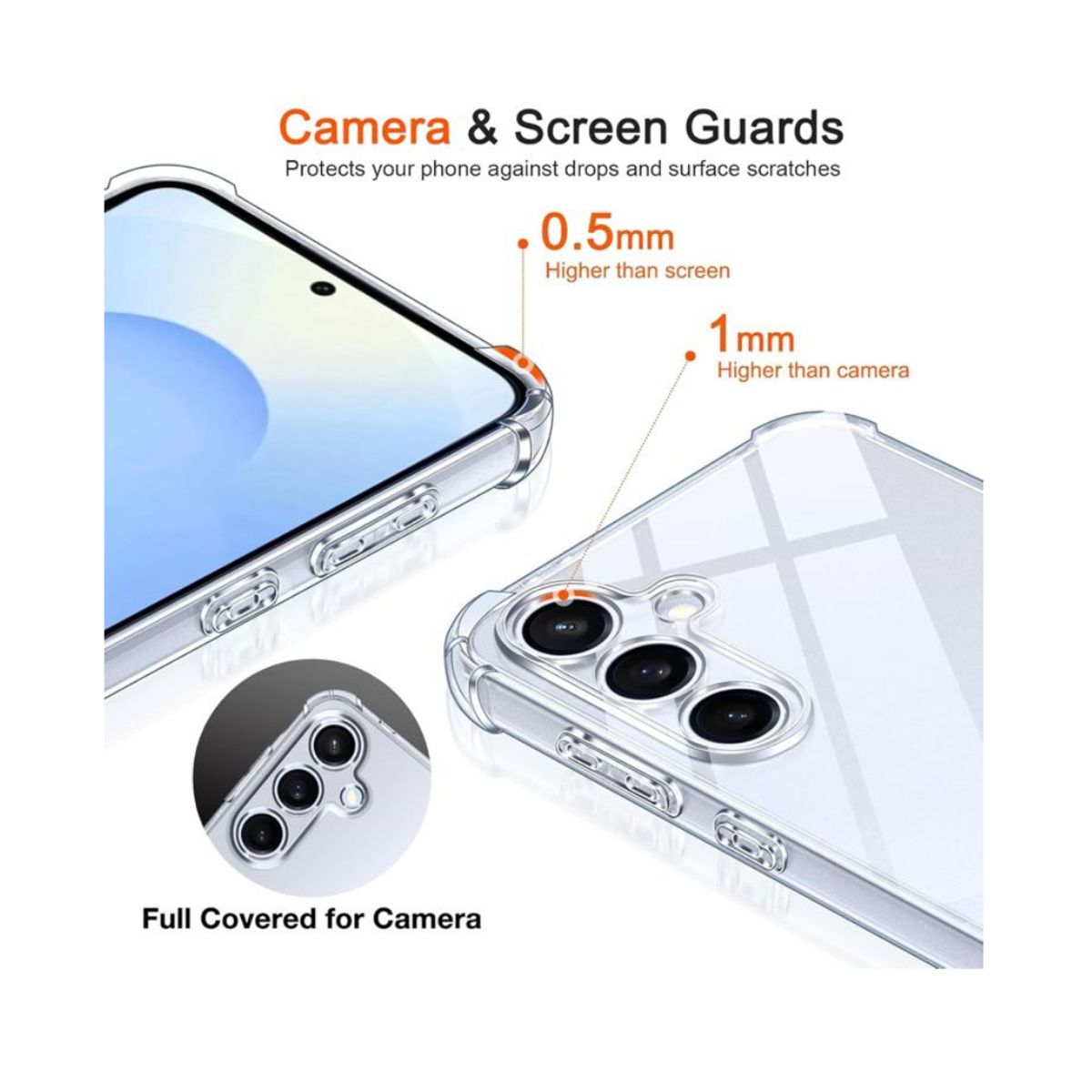 GENERICO - Carcasas Transparente Reforzado Para Samsung Galaxy S25 Plus