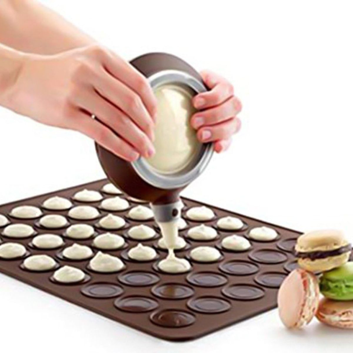 GENERICO - Moldes 30 Espacios Macarrones