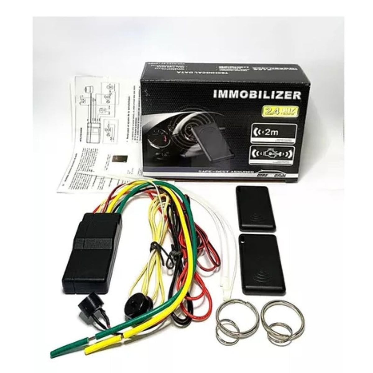 ANGELES DEL HOGAR - Inmovilizador Autos y Motos  Anti Portonazo Universal