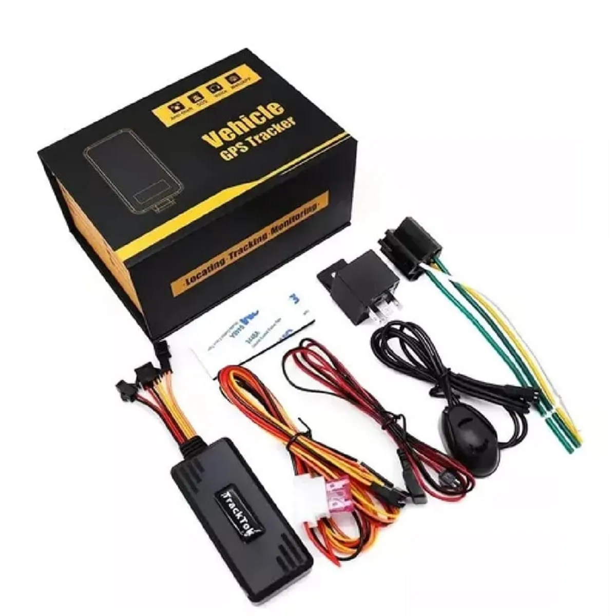 ANGELES DEL HOGAR - Gps Tracker 4g Con Inmoilizador Para Autos Y Motos Cy06