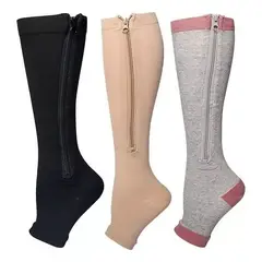 KUANGYE - 3 Pares Medias De Compresión Para Venas Varicosas