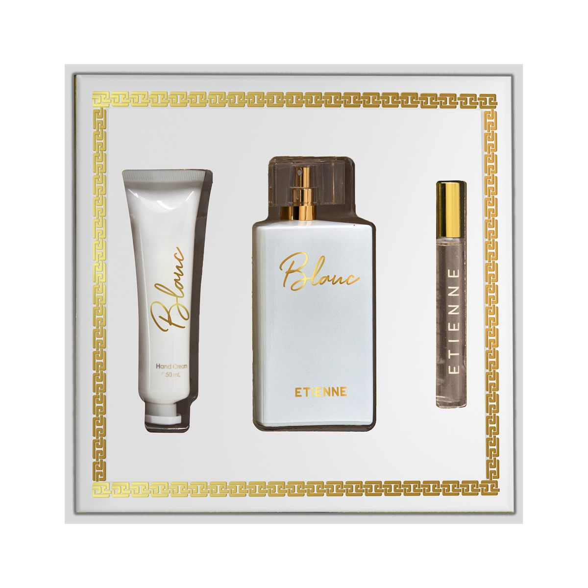 ETIENNE - Set Perfume Blanc 100ml + Perfumero 10 ml Crema 50gr