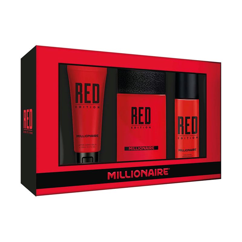 MILLIONAIRE - Set Millionaire Red 95ml + Deo150ml + After Shave 100ml