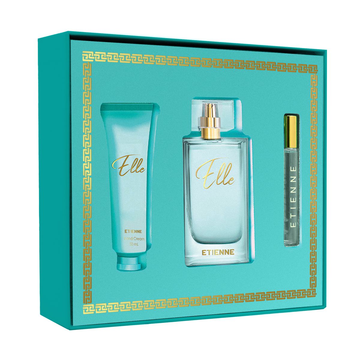 ETIENNE - Set Etienne Elle 100ml + Crema para manos y Perfumero mujer
