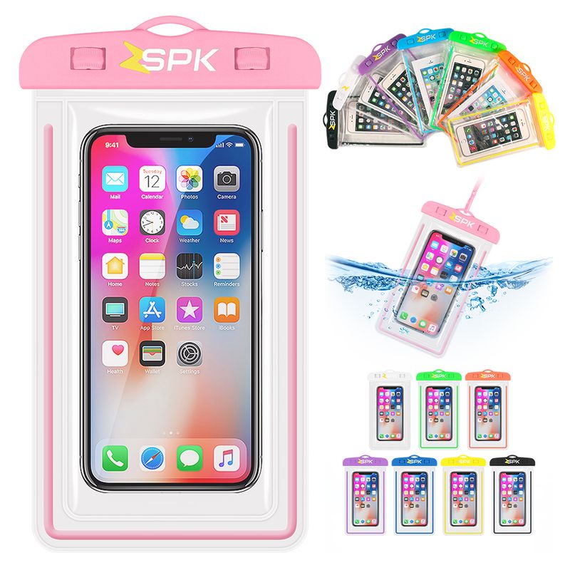 ZSPK - Funda Protectora Impermeable Sumergible Para Celular Rosa