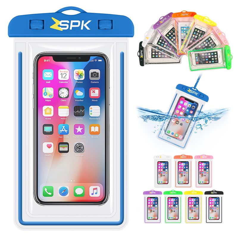 ZSPK - Funda Protectora Impermeable Sumergible Para Celular Azul