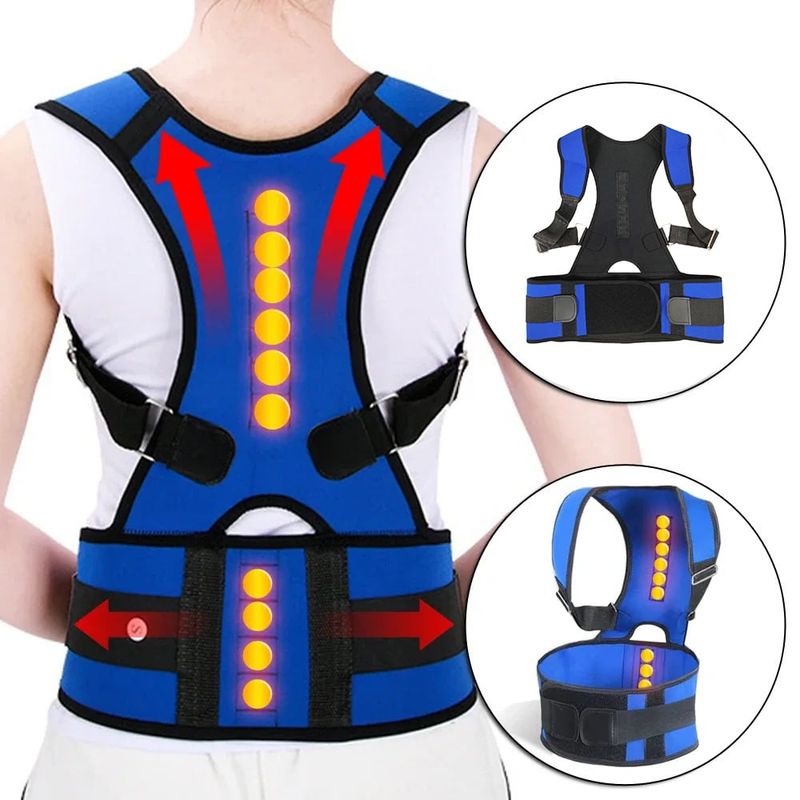 KUANGYE - Faja Corrector Postura Lumbar Enderezador De Espalda L