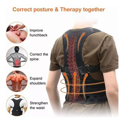Imagen 2 del producto Faja Corrector Postura Lumbar Enderezador De Espalda L