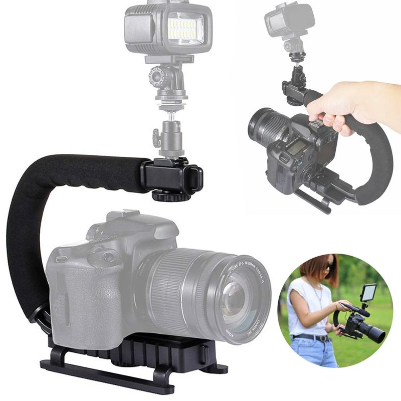 KUANGYE - Estabilizador Mano Para Cámara Fotográfica Y Grabación Video