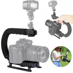 KUANGYE - Estabilizador Mano Para Cámara Fotográfica Y Grabación Video