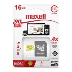 MAXELL - MICRO SD 16GB CLASE 10