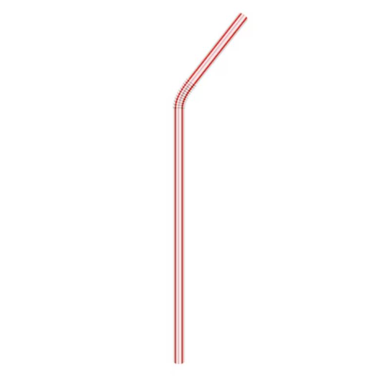 GENERICO - Bombillas Plasticas Flexibles 210x6mm 100 unidades