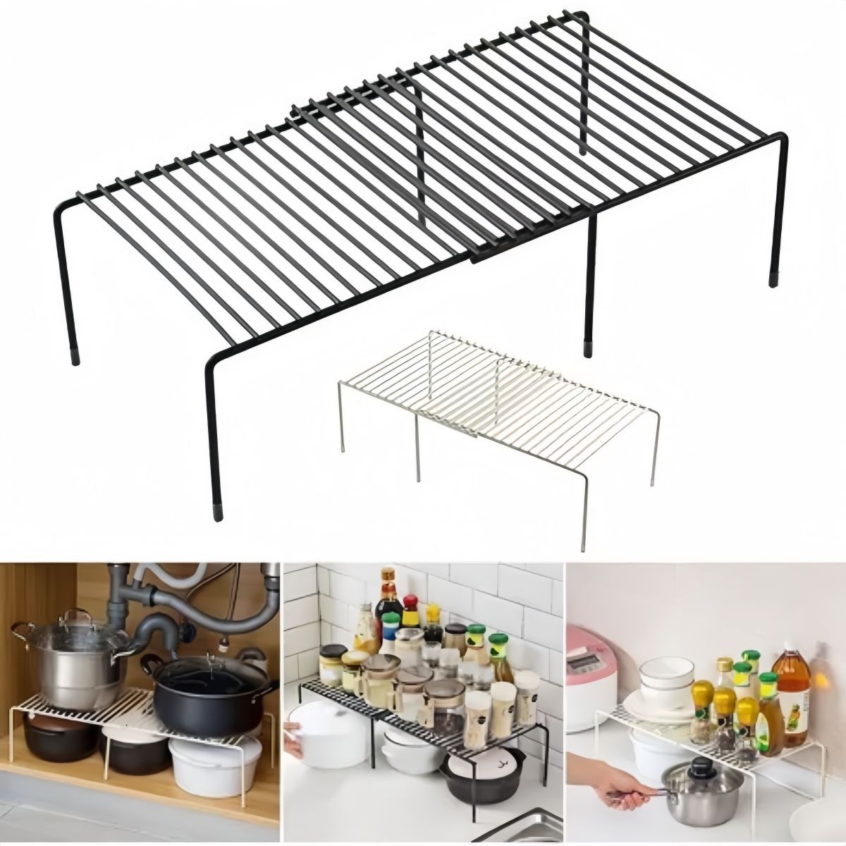 GENERICO - Repisa Organizadora De Hierro Extensible